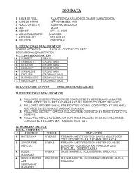 Free download application formats for job vacancy in srilanka. Sinhala Bio Data Shefalitayal