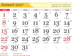 Kalender coreldraw editable full 12 bulan vector lengkap dengan hari libur nasional, tanggalan hijriyah dan jawa. Kalender 2017 Lengkap Dengan Jawa Dan Hijriah Basirin Com