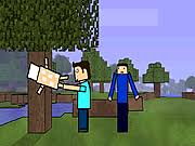 Como hacer un portal a la dimensión del creeper | minecraft videos. Video De 2 Friends Play Minecraft Miralo En Y8 Com