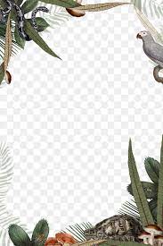 Jungle Animals Frame Png Transparent Background Premium Image By Rawpixel Com Baifern Background Design Free Illustrations Jungle Animals