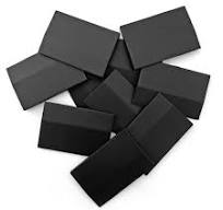 Small Black Silicone Squeegee 10pk