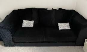 Huge dfs brown leather corner sofa&storage footstool.we. Gumtree London Velvet Sofa