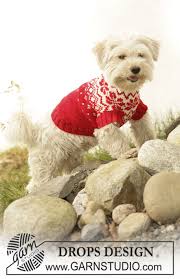 A roundup of seven free dog sweater patterns! Nordic Paws Drops 102 42 Free Knitting Patterns By Drops Design