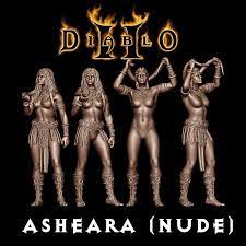 Free STL file Diablo II - Asheara (nude)・3D printer design to download・Cults
