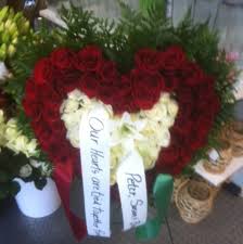 Personalized ribbon for funeral flowers adds a special touch that can be used as a keepsake afterward. Funeral Flowers Message