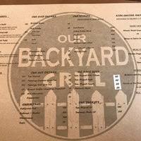 Backyard grill takes fast food to another level; Our Backyard Pub Grill Bistro