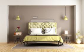 Modernes schlafzimmer schlafzimmer ideen wohnzimmer braunes schlafzimmer luxuriöses wohnen braun beige schlafzimmer einrichten inneneinrichtung raum. Braunes Und Grunes Schlafzimmer Fototapete Fototapeten Appartment Nachttisch Abfedern Myloview De