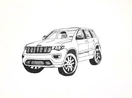 Meanwhile, the jeep cherokee and the jeep grand cherokee are popular nameplates that boast more accessible attributes. 40 Most Popular Off Road Jeep Drawing Images Armelle Jewellery