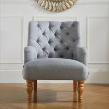 Birlea Padstow Chair Grey Accent Chair At Mattressman In 2020 Grey Fabric Armchair Fabric Armchairs Grey Accent Chair
