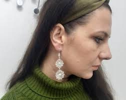 Maya Sterling Silver Handcrafted Filigree Earrings