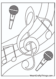 37 music notes coloring pages preschoolers for printing and coloring. Printable Music Coloring Pages Updated 2021