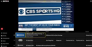 240 cbs sports network jobs available on indeed.com. Pluto Tv Expands With Addition Of Cbs Sports Hq New Deals With Tivo And Verizon Techcrunch