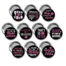 St. Patricks Day Pin Back Buttons. Set of 10. 2.25 Inch Pins.