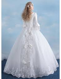 Abiti da sposa vintage, boho e bohèmien nella boutique caroli, a bergamo. Abito Da Sposa Vintage Anni 80 Con Maniche A Pipistrello