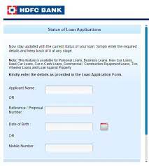 The tracking of icici credit card application status could be offline or. Hdfc Personal Loan Status Online Track Loan Application Status Online