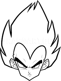 This drawing was made at internet users' disposal on 07 february 2106. How To Draw Vegeta Easy Step By Step Drawing Guide By Dawn Dragoart Com