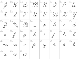 Check spelling or type a new query. Download Free Abc Cursive Regular Font Dafontfree Net