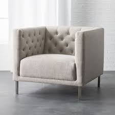 Shop Savile Grey Chair We Edged Up The Classic Chesterfield Silhouette With A Luxe Linen Blend And Clean Modern Line Furniture New Furniture Chairs For Rent