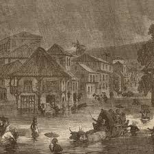 Floods in Bombay (Print) – Red Earth