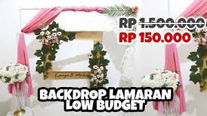 Engagement backdrop lamaran rustic, dekorasi lamaran rustic murah jasa lainnya di carousell. Backdrop Lamaran Buatan Sendiri Youtube