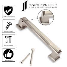 Top brands including amerock and gliderite. Satin Nickel Kitchen Hardware Drawer Handles Sh0660 101 Sn 5 Southern Hills 4 Brushed Nickel Cabinet Pulls Pack Of 5 Cabinet Hardware Tools Home Improvement Gkvaismedziai Lt