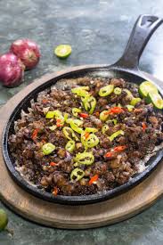 Pork Belly Sisig Recipe Sizzling Hot Plate Deliciousness Recipe In 2020 Sisig Recipe Sisig Pork Belly