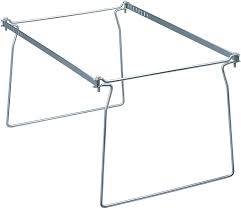 Solid quality, ended up replacing older set! Amazon Com Smead Steel Hanging File Folder Frame Legal Size Gray Adjustable Length 23 To 27 2 Per Pack 64873 Hanging File Folder Frames Office Products