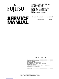 Click on an alphabet below to see the full list of models starting with that letter Fujitsu Air Conditioner Service Manual Printed Circuit Board Relay