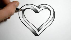 Fantastic Heart Drawing Photo Ideas Simple Pencil Images Of And Sketches Drawings To Color Colorful 728x410 Jpg 728 410 Pixe Heart Drawing 3d Drawings Drawings