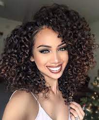 Human Hair Wigs Medium Length Curly Hairstyles For African American Women Curly Hair Styles Naturally Hair Styles Human Hair Wigs