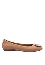 Hush Puppies Womens Samantha Ii Ballerina Tan