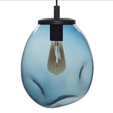 Suitable as a single pendant or suspended as a grouping the sphere _s elegant minimalist aesthetic allows for a verity of hanging options. China Contemporary Hand Blown Glass Shade Hanging Lamp Pendant Lighting In Transparent Blue Cognac Color China Hanging Lighting Pendant Lighting