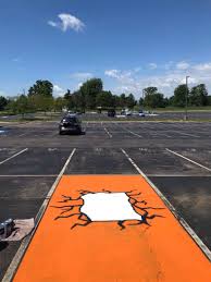 Just a typical day at work.only today we're painting handicap signs on parking spaces.then they decided to only have one & made us paint over one. I Painted My Senior Parking Spot As My Favorite Operator Thermite There Were A Few Cracks On The Parking Spot But I Think That Added To The Hard Breacher Effect Rainbow6