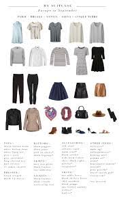 Revised Packing List For Europe In Mid September Includes More Warm Layers Europe Packing List Packing For Europe September Outfits