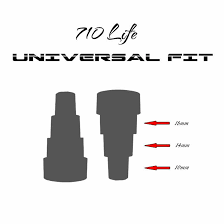 710 Life Reversible Domeless Titanium Nail 10mm 14mm 18mm Male Female For 20mm Enail Coil