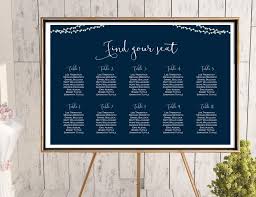 Night Light Strings Wedding Seating Chart Printable 2804322