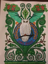 Harry Potter Owl Post From One Of The Hp Coloring Books Harry Potter Coloring Book Harry Potter Coloring Pages Harry Potter Owl