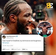 Crawford Shows Big Respect to Floyd Mayweather 👀