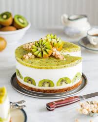 This Is Kiwi Yogurt Cake Vegan Friendly Gluten Refined Sugar Free Barbarajustblog What Do You Think Star Essen Und Trinken Leckeres Essen Lecker