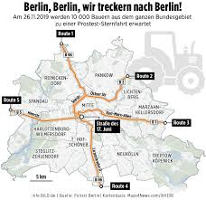 Landwirte sind vor mehrere bundesministerien in berlin gefahren. Riesige Trecker Demo Am Dienstag Bauern Auf Dem Weg Nach Berlin Regional Bild De