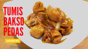 Resep bakso sapi blender homemade hasilnya gurih dan kenyal. Resep Tumis Bakso Pedas Cara Memasak Bakso Pedas Youtube