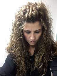 My Naturally Curly Hair Lightened All Over From Dark Brown Then Highlighted Given Lowlights Wi Curly Hair Styles Dark Skin Blonde Hair Best Curly Haircuts