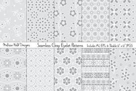 Seamless Gray Eyelet Patterns Graphic By Melissa Held Designs Creative Fabrica In 2020 Paper Embroidery Embroidery Map Embroidery Patterns