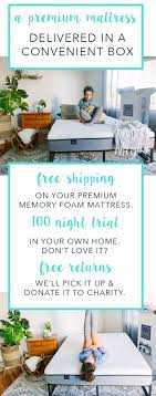 A Premium Mattress Delivered In A Box Try A Lull Gel Infused Memory Foam Mattress For 100 Nights In Your Home Fr Lull Mattress Mattress Memory Foam Mattress