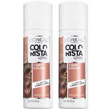 L Apos Oreal Paris Colorista Temporary Hair Dye 1 Day Spray Rose Gold 2 Pack Walmart Com Walmart Com