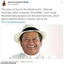 These include commercial real estate, residential real estate, television and movie production. Mexican Musical Icon Armando Manzanero Dies At 85 From Coronavirus Daily Mail Online