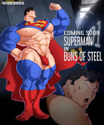 WideBros Superman in Buns of Steel gay porn comic