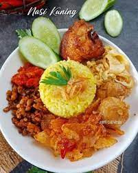 Nasi Kuning Rice Cooker Resep Masakan Resep Masakan Indonesia Ide Makanan