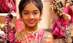 Bridal Hairstyles South Indian Bharatanatyam Hairstyle Naa Autograph Sweet Memories Video Songs Beautiful Bridal Hair Wedding Hair Half Bridesmaid Hair Braid