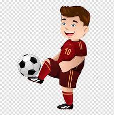Football cartoon stock vectors, clipart and illustrations. Soccer Ball Football Cartoon Football Player Sports Drawing Boy Sports Equipment Transparent Background Png Clipart Hiclipart